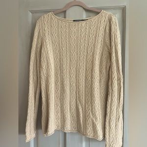 Ralph Lauren cable sweater. XL